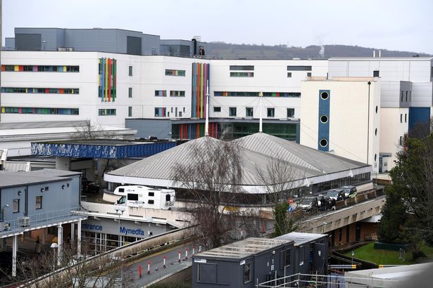 The University Hospital of Wales in Cardiff - general view