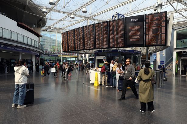 Services from Manchester Piccadilly will also face disruption