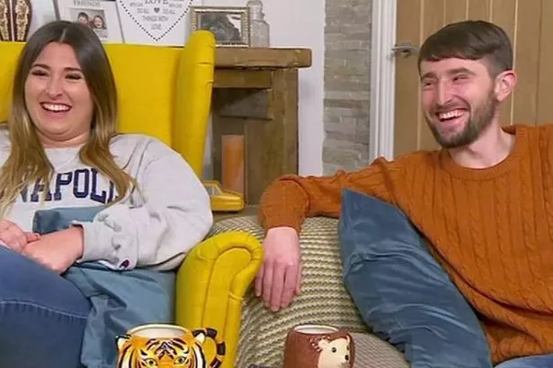 Gogglebox stars Pete and Sophie Sandiford. 