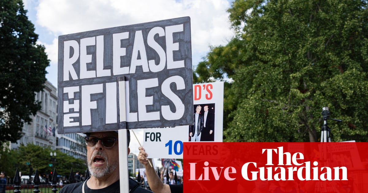 House votes overwhelmingly to release Epstein files after Trump and Republican allies drop resistance – US politics live | US news