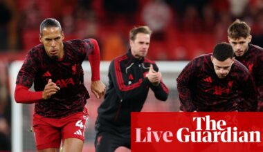 Liverpool v Aston Villa: Premier League – live | Premier League