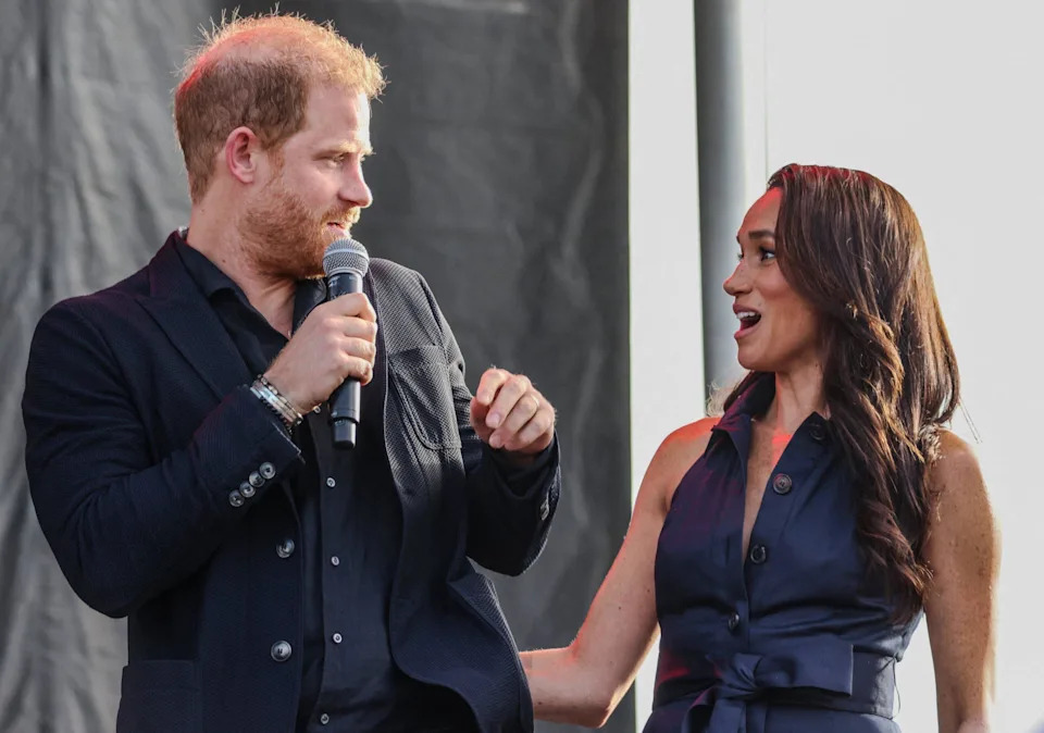 Prince Harry And Meghan Markle On Stage At One805 Live 2025