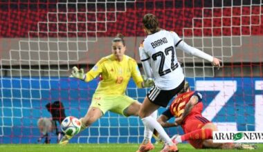Spain escape Germany with 0-0 draw in first leg of Women’s Nations League final
