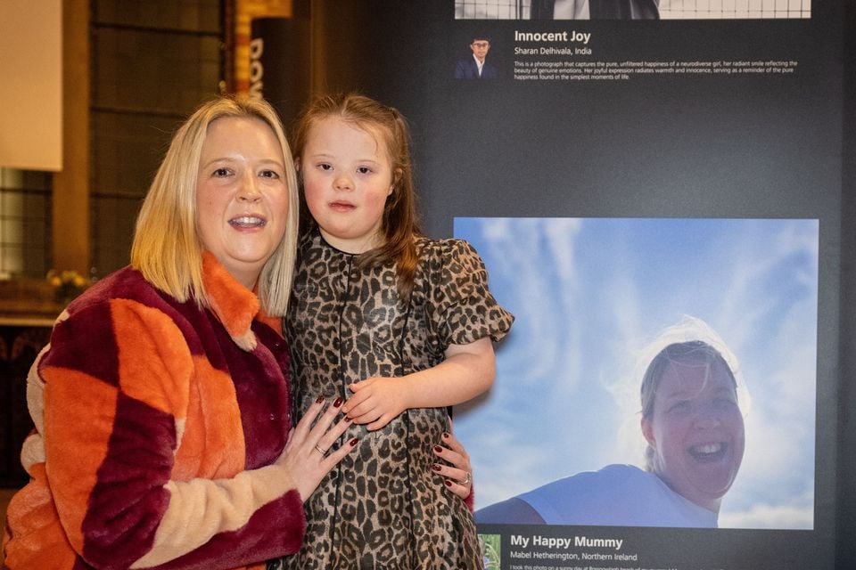 Mabel Hetherington and her mummy Elaine