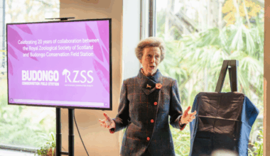 The Princess Royal visits zoo on anniversary of conservation partnership