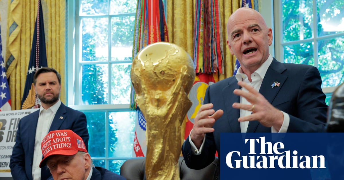 Trump ally Infantino to award first Fifa Peace Prize at World Cup draw in DC | World Cup 2026