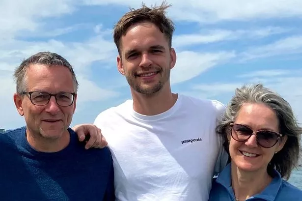 TAKEN FROM INSTAGRAM WITHOUT PERMISSION 

Dr Michael Mosley’s wife Claire with son Jack and Husband Michael 

Taken from the public page of Dr Clare Bailey Mosley
