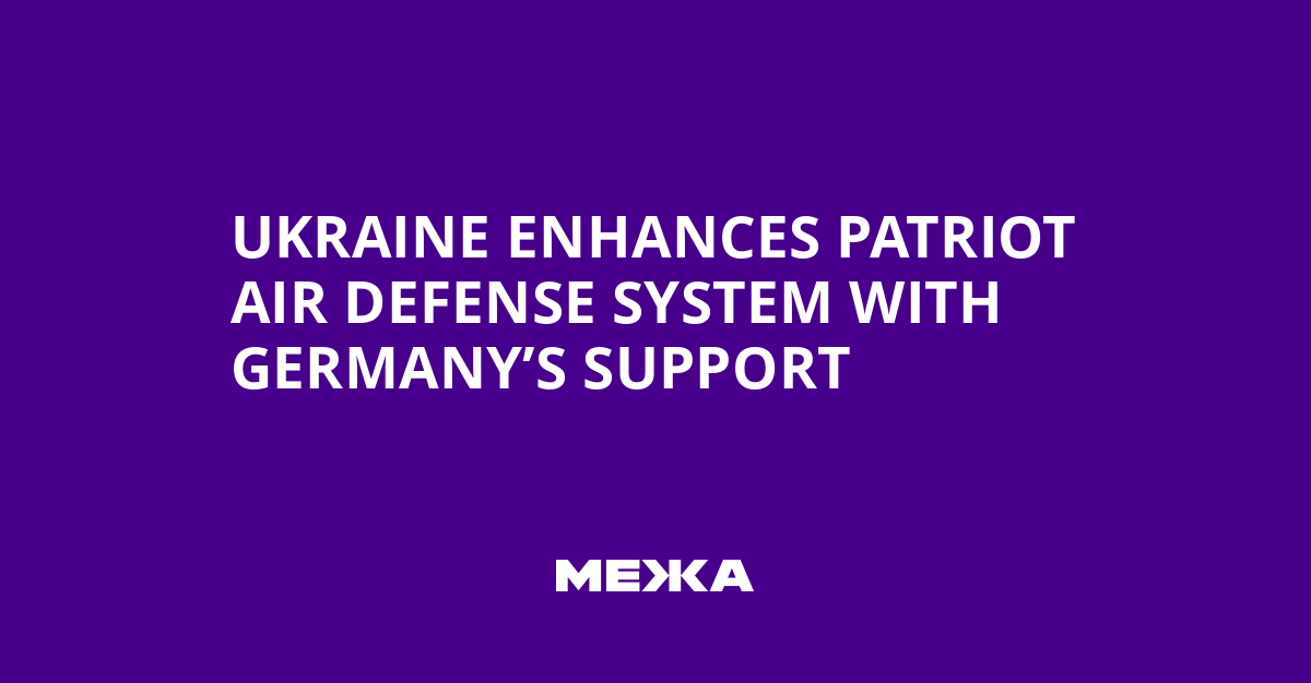 Ukraine Enhances Patriot Air Defense System with Germany’s Support | Ukraine news