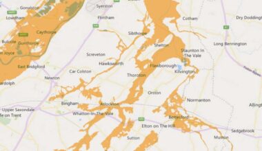 Flood alert issued by Environment Agency for Bottesford, Muston, Woolsthorpe, and Easthorpe along River Devon and Smite in Leicestershire and River Trent from Cromwell Weir to Gainsborough in Nottinghamshire as Storm Claudia hits country