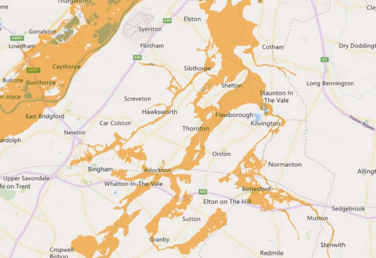 Flood alert issued by Environment Agency for Bottesford, Muston, Woolsthorpe, and Easthorpe along River Devon and Smite in Leicestershire and River Trent from Cromwell Weir to Gainsborough in Nottinghamshire as Storm Claudia hits country