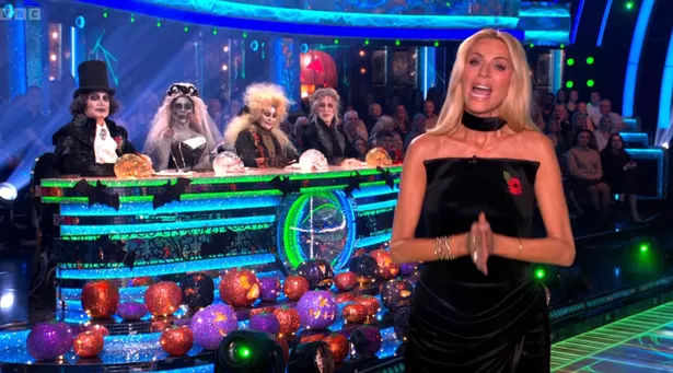 Tess Daly was "replaced" on Saturday
