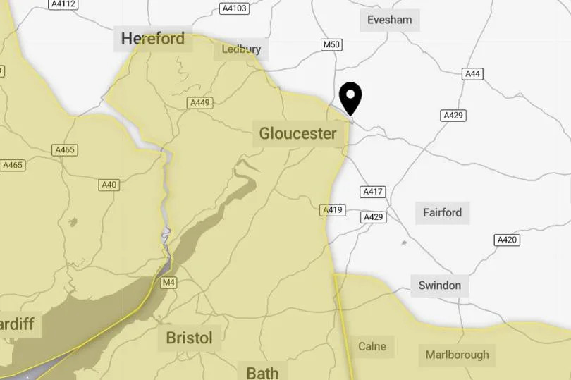 Met Office warning for Monday