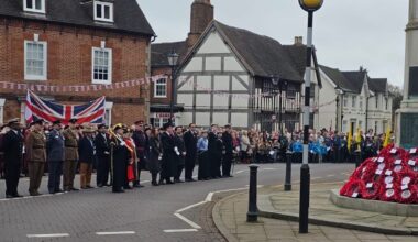 Solihull falls silent on Remembrance Sunday