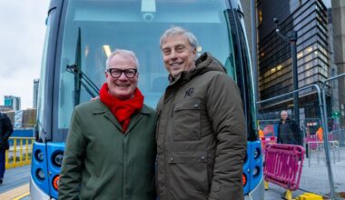 Mayor joins tram test drive on first stage of Metro extension to new BCFC stadium