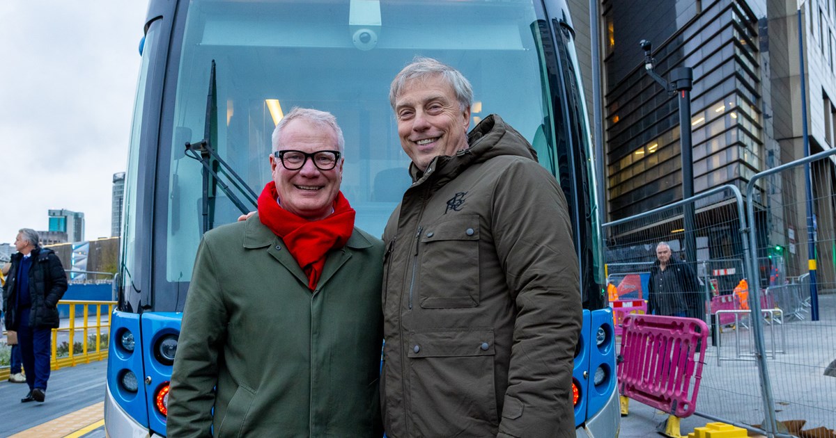 Mayor joins tram test drive on first stage of Metro extension to new BCFC stadium