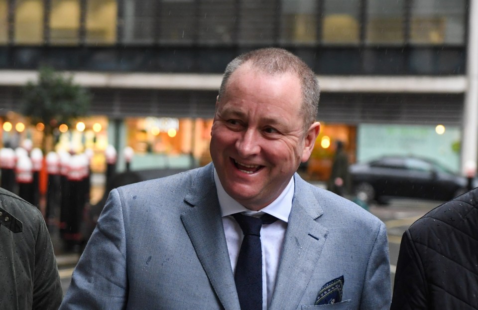 Former Newcastle United owner Mike Ashley.
