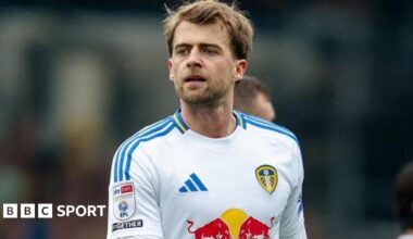 Patrick Bamford in action for Leeds United against Stoke City in April