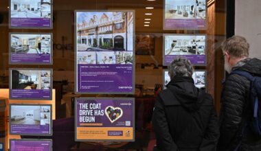 UK property sales edge up in October