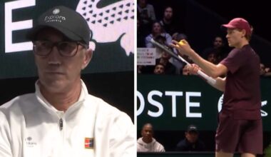 Jannik Sinner caught swearing at coach at Paris Masters as partnership remains uncertain | Tennis | Sport