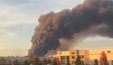 Louisville plane crash LIVE: Smoke seen for miles after UPS plane crashes | World | News