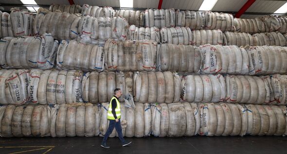 wool at British Wool in Bradford wool at British Wool in Bradford