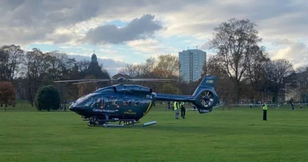 Edinburgh tram emergency as air ambulance rushes to major city centre | UK | News