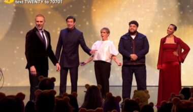 Children in Need LIVE: fans in tears minutes into live show | Celebrity News | Showbiz & TV