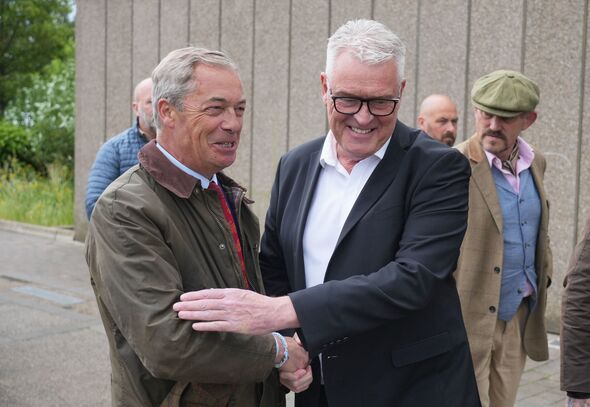 Lee Anderson and Nigel Farage