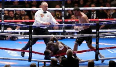 British boxer given oxygen in KO on Eubank Jr vs Benn card | Boxing | Sport