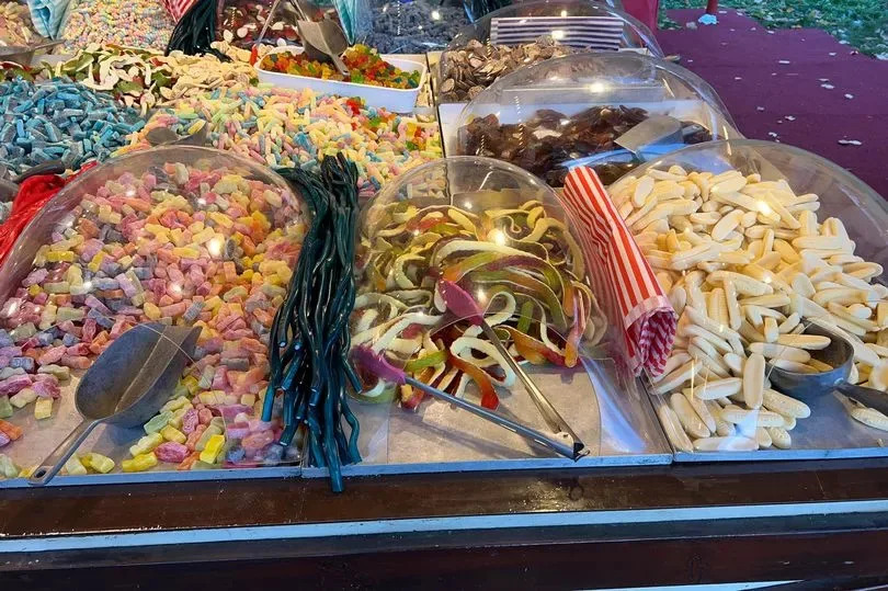 Some of the sweets on offer.