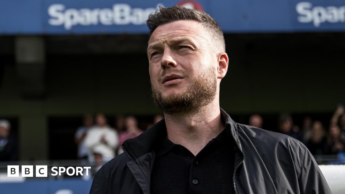 Kim Hellberg looks on during his time in charge of Hammarby