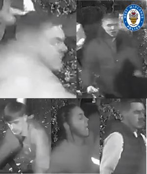 Do you recognise these five men? Police wish to talk to them following an assault in Birmingham