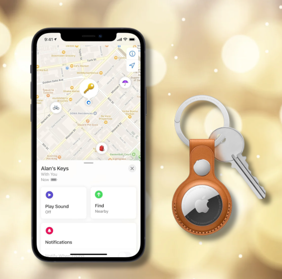 AirTags are simple and easy to set up and track with your Apple devices (the key ring holder is not included, but there are many options).