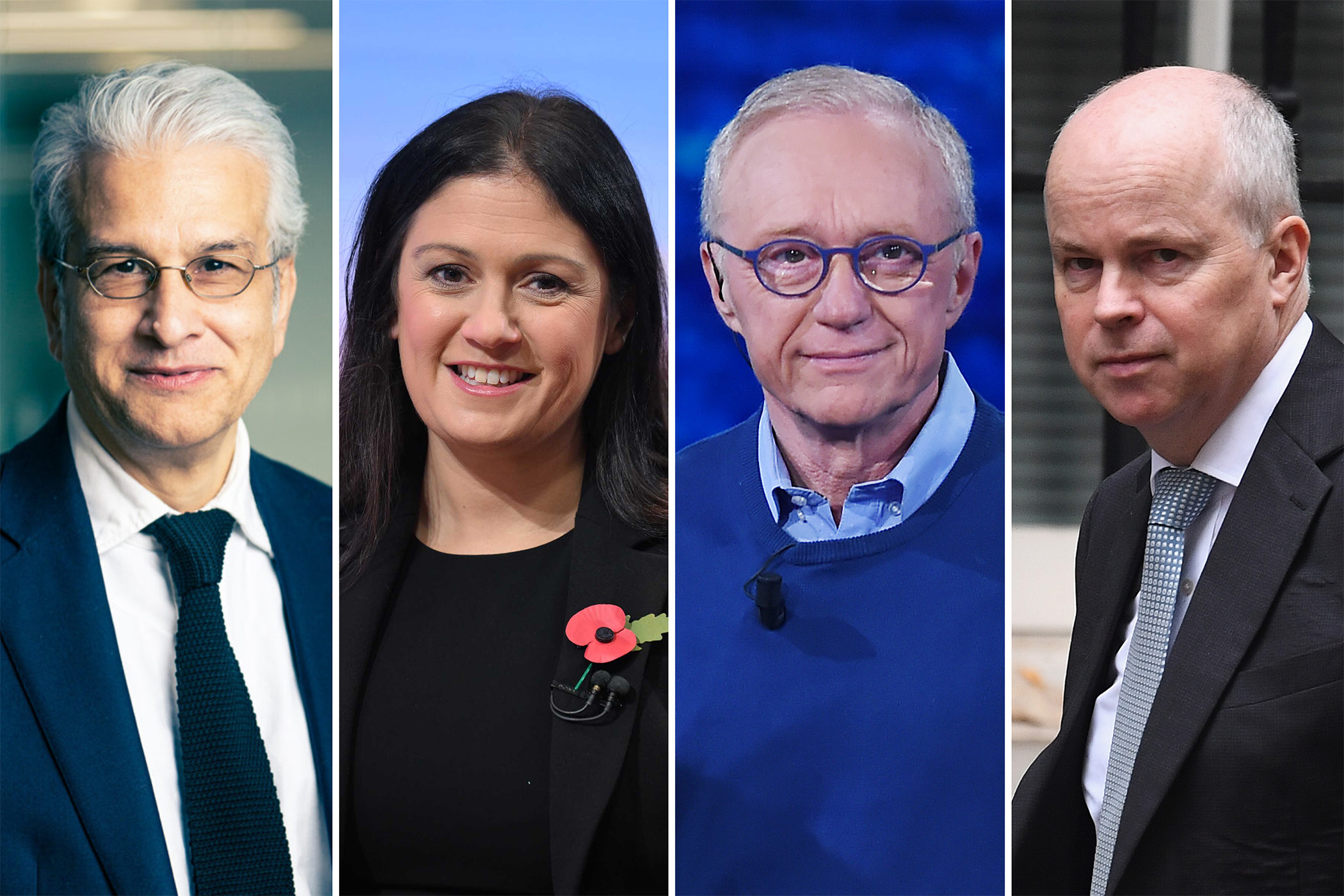 From left:  Michael Prescott, Lisa Nandy, David Grossman, Robbie Gibb