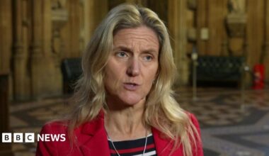 Labour MP Kim Leadbeater in central lobby in the Houses of Parliament