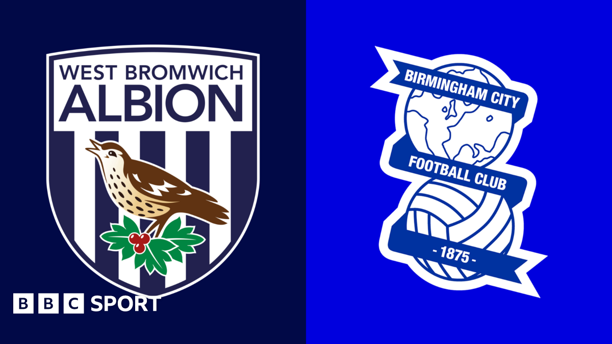 West Brom and Birmingham City club badges