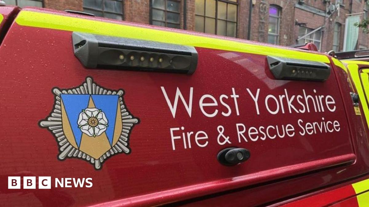 A generic image of a fire engine from West Yorkshire Fire and Rescue Service