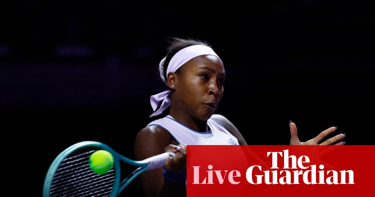 WTA Finals tennis: Coco Gauff v Jasmine Paolini, Aryna Sabalenka v Jessica Pegula – live | WTA Finals