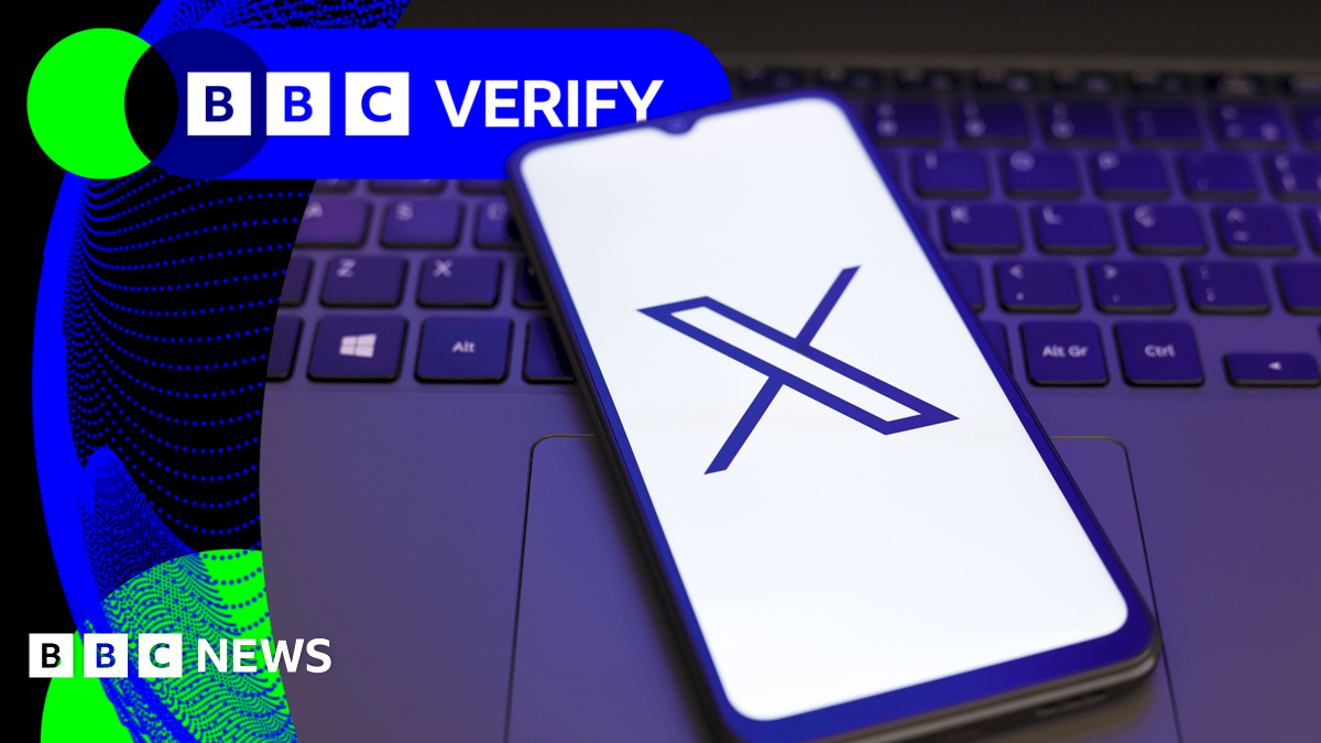 BBC Verify Live: X is now showing where accounts are based - will that help tackle disinformation?