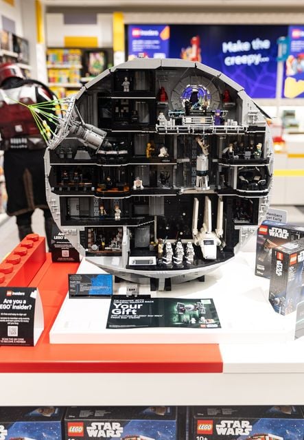 New Lego Death Star at the Lego Store in Belfast on the 1st October 2025 (Luke Jervis)