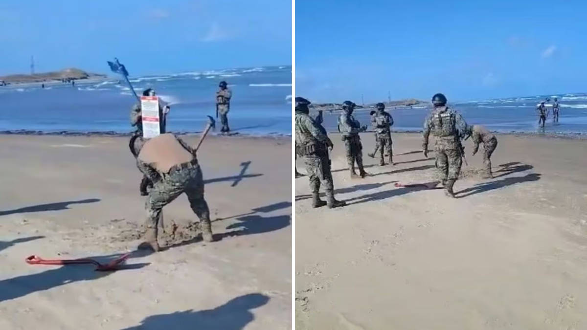 US troops 'accidentally invade Mexico' after landing on beach and 'misjudging border' following Trump's cartel strike offer