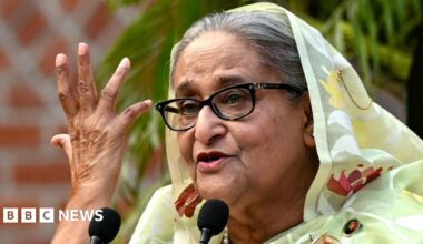 Security ramped up in Bangladesh with verdict against deposed leader Sheikh Hasina due - follow live