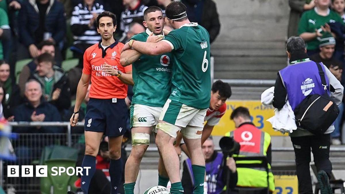 Ireland leading Japan at half-time - live text & radio
