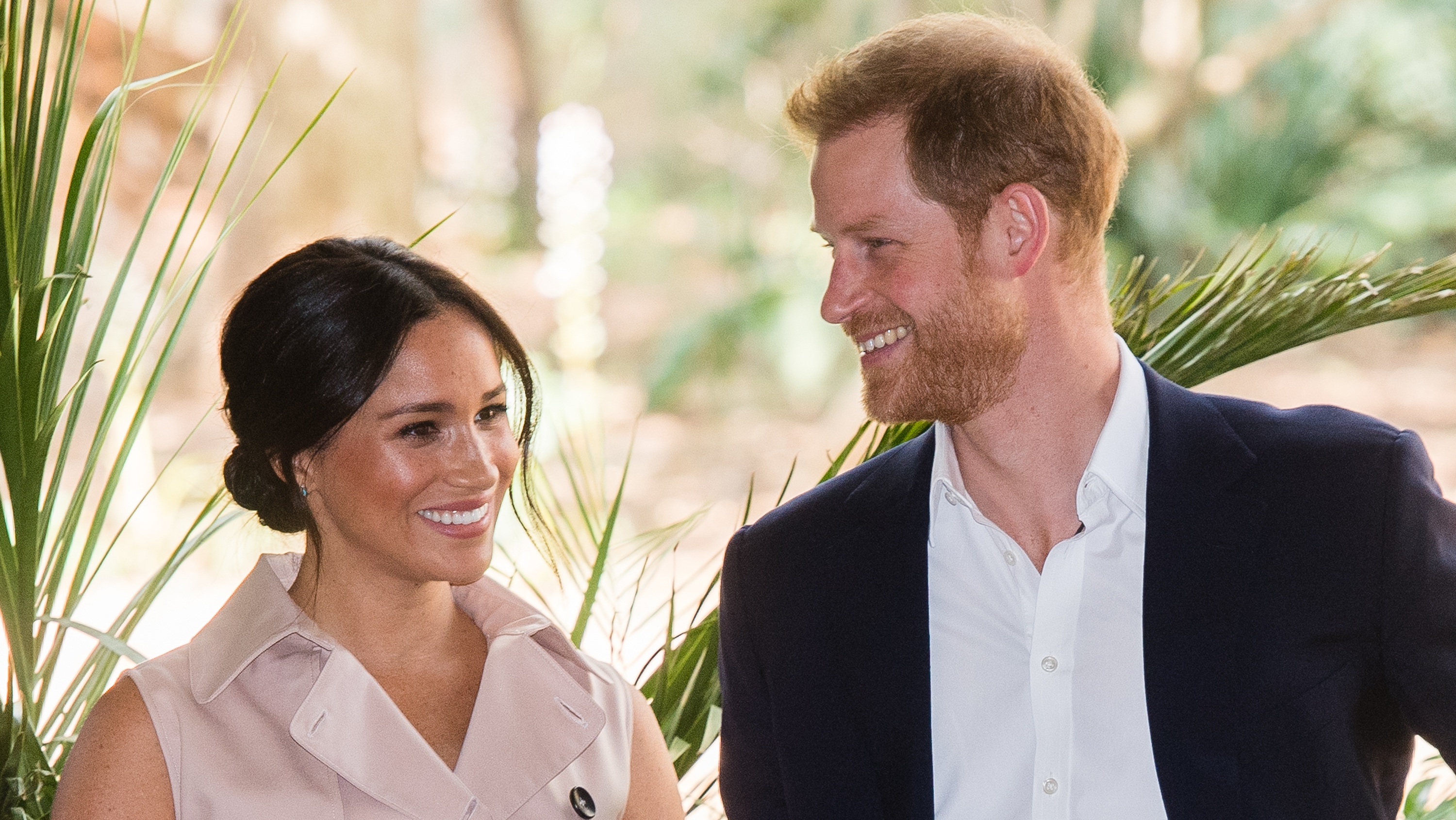 Prince Harry, Duke of Sussex and Meghan, Duchess of Sussex visit the British High Commissioner's residence to attend an afternoon reception to celebrate the UK and South Africa&rsquo;s important business and investment relationship