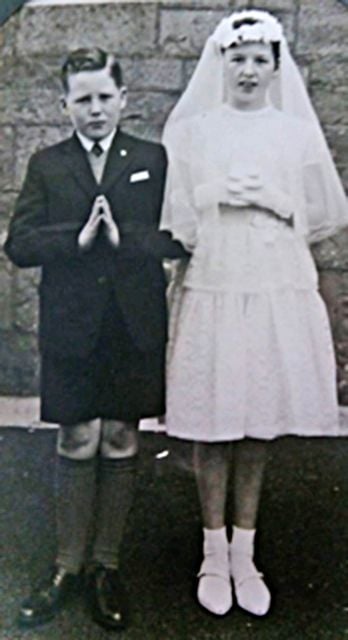 Dympna (11) with Columba (11) at her First Holy Communion