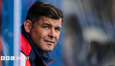 Paul Wellens looks on during his time coaching St Helens