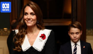 Prince George steals the show as Royal family attends Festival of Remembrance at Royal Albert Hall