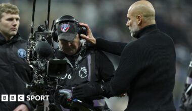 'I feel embarrassed and ashamed' - Guardiola apologises to cameraman after confrontation