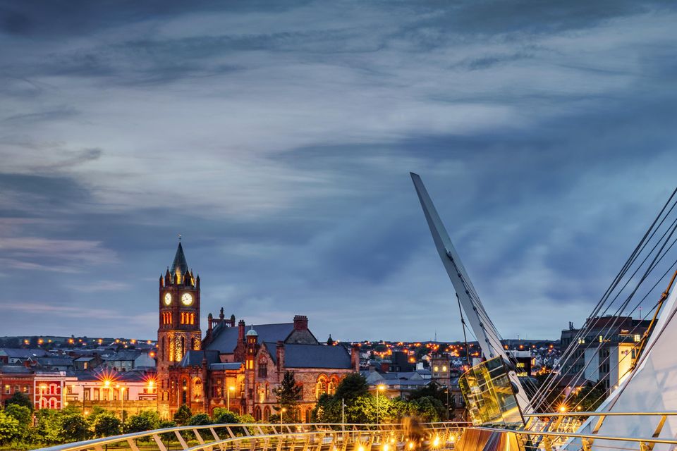 The Peace Bridge in Derry.