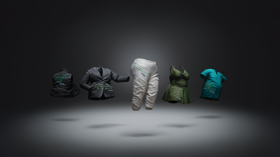 Garments that carry untold stories of real Zepbound patients. Garments that carry untold stories of real Zepbound patients.